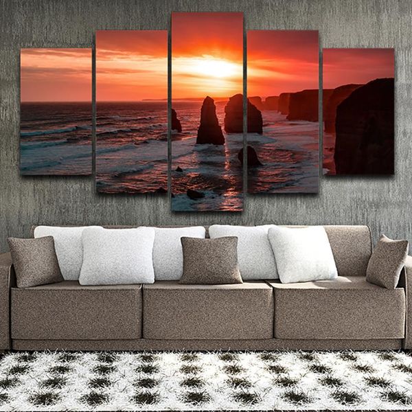 modern wall art hd printed pictures frame living room 5 panel sea sunrise red cloud scenery home decoration posters painting
modern wall art hd printed pictures frame living room 5 panel sea sunrise red cloud scenery home decoration posters painting