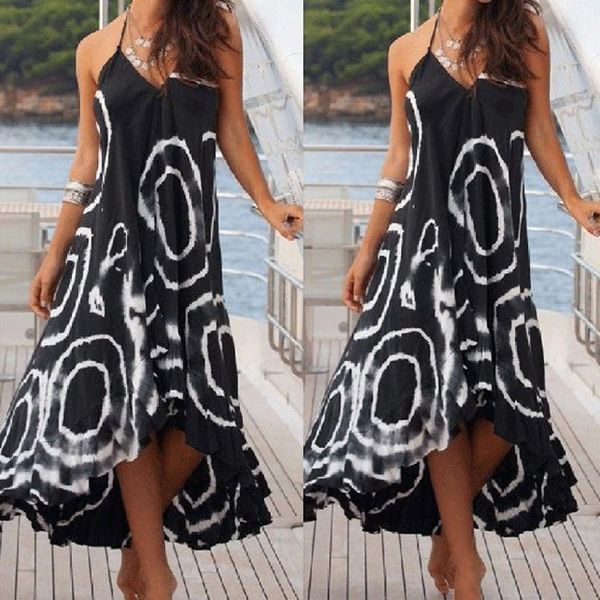 casual dresses fashion print strap long dress ladies cold shoulder loose swing sundress women beach party vestido de festa, Black;gray
casual dresses fashion print strap long dress ladies cold shoulder loose swing sundress women beach party vestido de festa, Black;gray