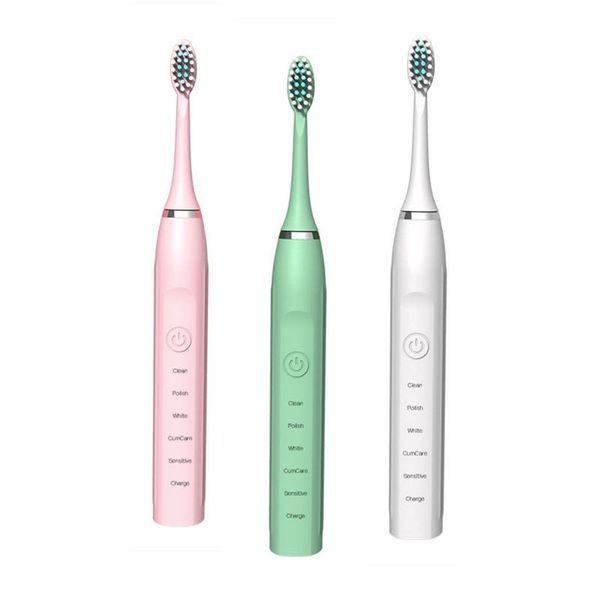 smart electric toothbrush upgrade sonic 5 mode ipx7 waterproof usb rechargeable 2 minutes timer with brush replacement heads
smart electric toothbrush upgrade sonic 5 mode ipx7 waterproof usb rechargeable 2 minutes timer with brush replacement heads