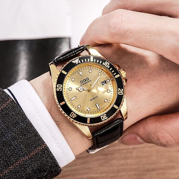 wristwatches men leather quartz watch 2021 fashion casual calendar wristwatch male sports military clock relogio masculino, Slivery;brown
wristwatches men leather quartz watch 2021 fashion casual calendar wristwatch male sports military clock relogio masculino, Slivery;brown