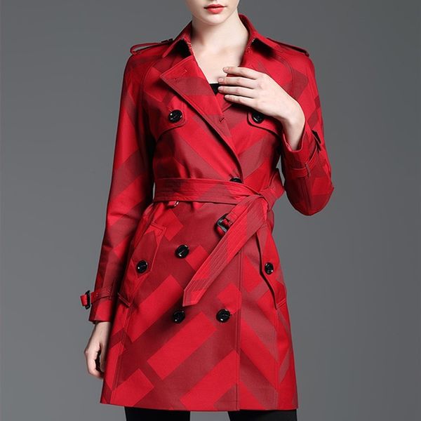 2021 new women's spring autumn medium length coat plaid double-breasted outerwear luxury belt lapel long sleeve slim trench lz3m, Tan;black
2021 new women's spring autumn medium length coat plaid double-breasted outerwear luxury belt lapel long sleeve slim trench lz3m, Tan;black