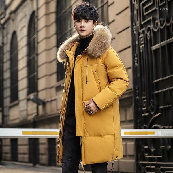 winter men's mid-length down jacket thick korean youth student tooling casual men clothing long coat trench coats, Tan;black
winter men's mid-length down jacket thick korean youth student tooling casual men clothing long coat trench coats, Tan;black