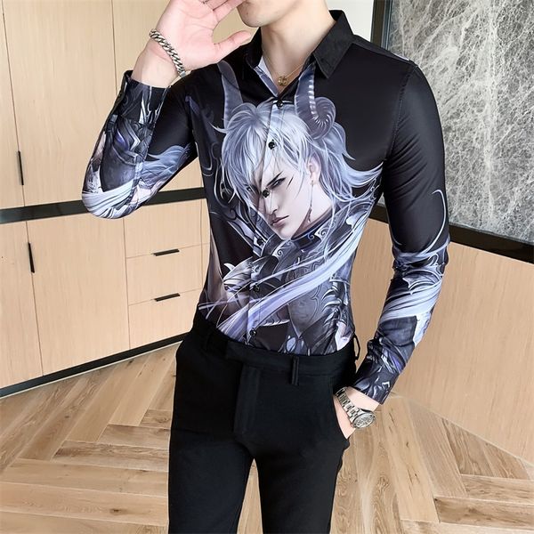 2021 new autumn casual male shirt fashion long sleeve cartoon shirts print all the fine set streetwear blouse homme 3l7n, Black;brown
2021 new autumn casual male shirt fashion long sleeve cartoon shirts print all the fine set streetwear blouse homme 3l7n, Black;brown