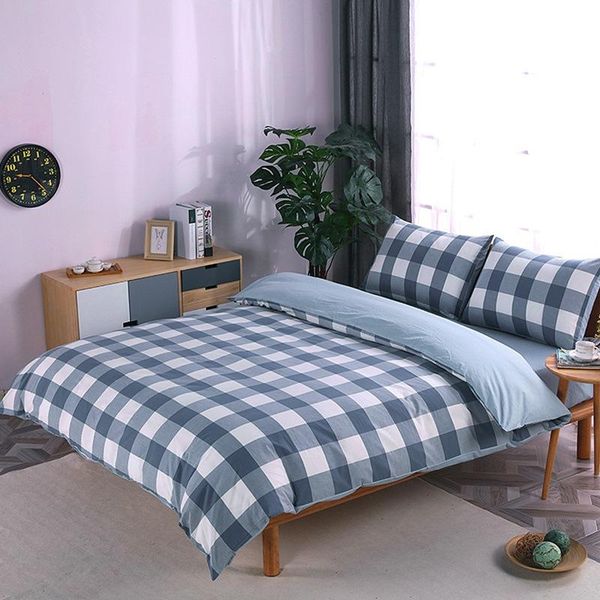bedding sets 100% cotton classic solid plaid duvet cover bed sheet pillowcase quilt covers comforter case set linen home textile
bedding sets 100% cotton classic solid plaid duvet cover bed sheet pillowcase quilt covers comforter case set linen home textile