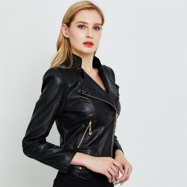 women's leather & faux 2021 autumn sashes pu jacket women zipper slim short biker jackets coat female black red outwear
women's leather & faux 2021 autumn sashes pu jacket women zipper slim short biker jackets coat female black red outwear