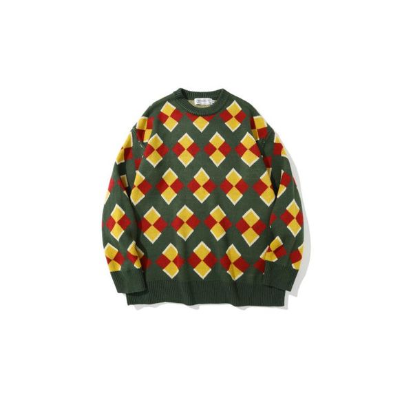 men's sweaters vintage casual mens sweater loose autumn winter pullover round neck long sleeve men bottoming argyle pattern oversized, White;black
men's sweaters vintage casual mens sweater loose autumn winter pullover round neck long sleeve men bottoming argyle pattern oversized, White;black