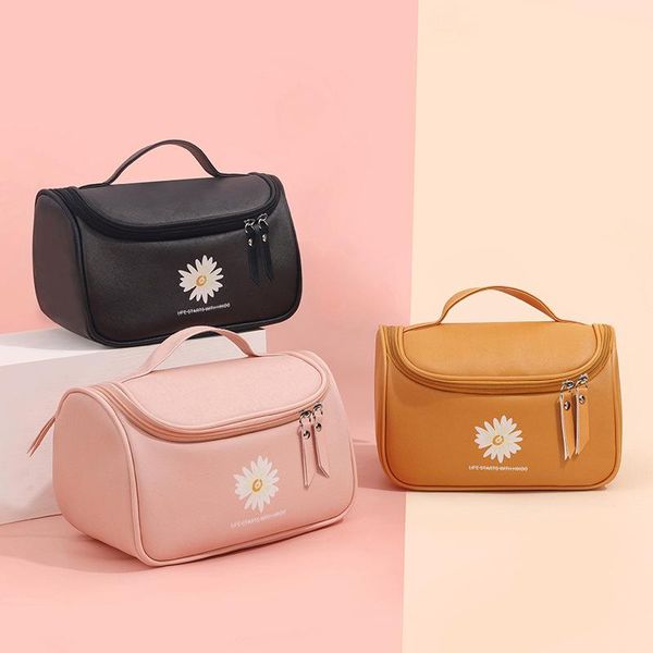 cosmetic bags & cases 1 piece women's daisy bag, large capacity waterproof female travel toiletry beauty box fashion
cosmetic bags & cases 1 piece women's daisy bag, large capacity waterproof female travel toiletry beauty box fashion