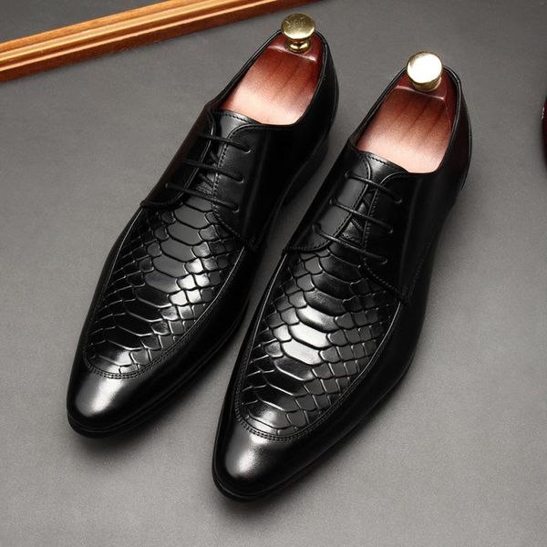 dress shoes british mens formal suit wedding men business office work pointed toe laces embossed cow leather big yards 46, Black
dress shoes british mens formal suit wedding men business office work pointed toe laces embossed cow leather big yards 46, Black