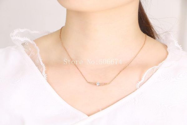 pendant necklaces stainless steel choker zircon chain necklace for women lovers bridesmaid gifts, Silver
pendant necklaces stainless steel choker zircon chain necklace for women lovers bridesmaid gifts, Silver