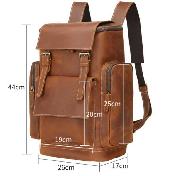 backpack outdoor travel men's 2021 retro leather student school bag large capacity 15.6-inch computer high-quality
backpack outdoor travel men's 2021 retro leather student school bag large capacity 15.6-inch computer high-quality