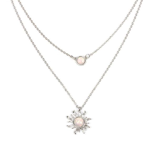 thin chain choker necklace valentine's day anniversary gift sun shape necklace fashion for women, Silver
thin chain choker necklace valentine's day anniversary gift sun shape necklace fashion for women, Silver