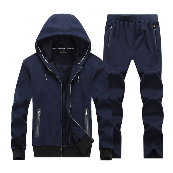 2021 new large size xl~8xl 9xl winter sporting suit hoodies jacket+pant thick sweatsuit two piece set tracksuit for men clothing y5n9, Gray
2021 new large size xl~8xl 9xl winter sporting suit hoodies jacket+pant thick sweatsuit two piece set tracksuit for men clothing y5n9, Gray