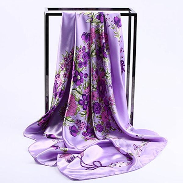 scarves hanxi satin silk scarf women foulard head hijab for ladies 90*90cm square shawl wrap muffler pareo bandanna female, Blue;gray
scarves hanxi satin silk scarf women foulard head hijab for ladies 90*90cm square shawl wrap muffler pareo bandanna female, Blue;gray
