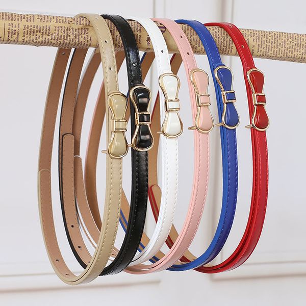 korean bow thin belt decoration summer new white dress belt fashion versatile women's belt, Black;brown
korean bow thin belt decoration summer new white dress belt fashion versatile women's belt, Black;brown