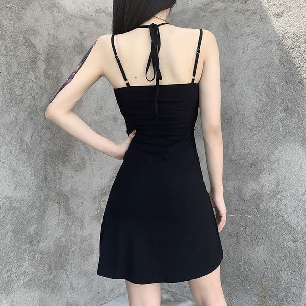 slim sleeveless spider print backless split dress women gothic splice chain mini dress female streetwear dress, Black;gray
slim sleeveless spider print backless split dress women gothic splice chain mini dress female streetwear dress, Black;gray