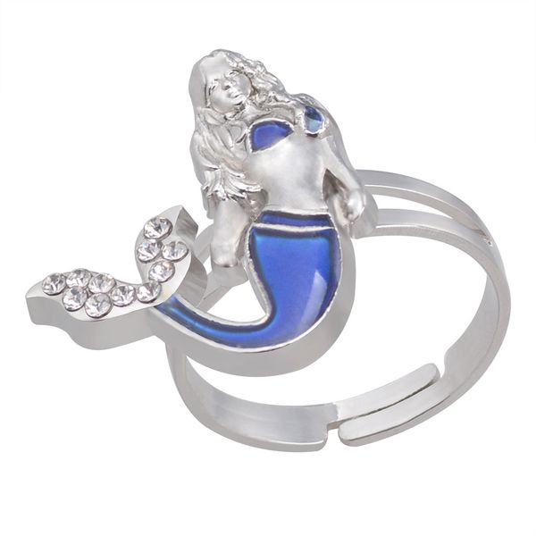 2021 caribbean mermaid mood ring fashion cz diamond vintage emotion color change open mouth band rings 12pcs/lot, Silver
2021 caribbean mermaid mood ring fashion cz diamond vintage emotion color change open mouth band rings 12pcs/lot, Silver