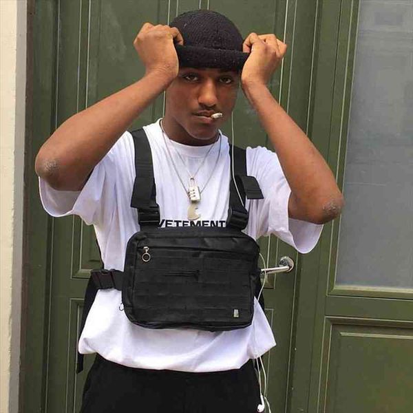men tactical chest hip hop waist bag boy streetwear black vest rig nylon functional kanye pack
men tactical chest hip hop waist bag boy streetwear black vest rig nylon functional kanye pack