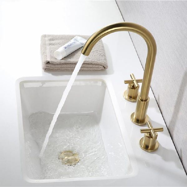 bathroom sink faucets widespread faucet copper basin brushed gold double handle 3 holes and cold mixer tap
bathroom sink faucets widespread faucet copper basin brushed gold double handle 3 holes and cold mixer tap