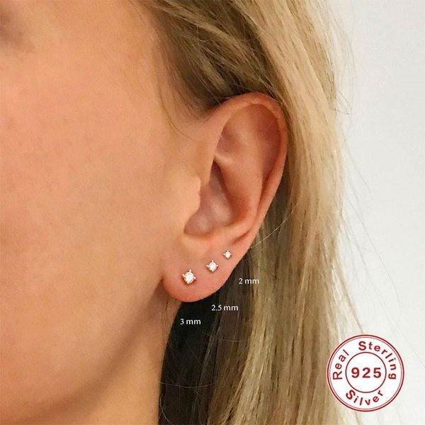 stud aide 3pcs/set 925 sterling silver clear zircon earrings minimalist four-claw diamond rhinestone jewelry 2/2.5/3mm, Golden;silver
stud aide 3pcs/set 925 sterling silver clear zircon earrings minimalist four-claw diamond rhinestone jewelry 2/2.5/3mm, Golden;silver
