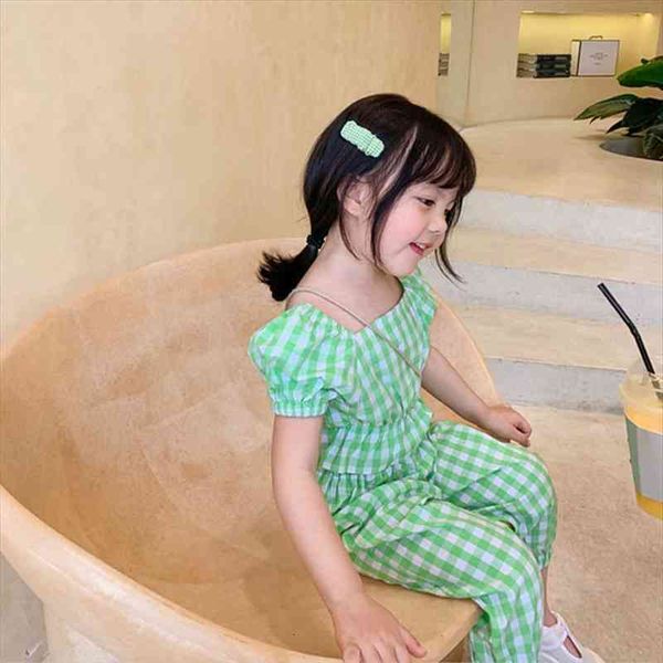 2 6 years children girls clothes set square collar t shirt long pants summer fashion green plaid outfit kid girl, White
2 6 years children girls clothes set square collar t shirt long pants summer fashion green plaid outfit kid girl, White