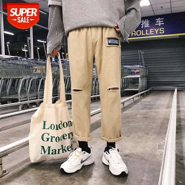 yemi fashion|ripped pants men's hong kong style loose korean trendy cropped casual workwear #m87x, Black
yemi fashion|ripped pants men's hong kong style loose korean trendy cropped casual workwear #m87x, Black