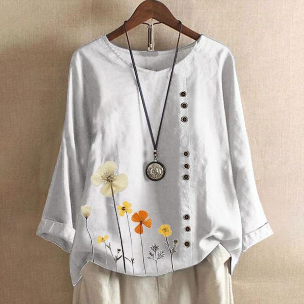 casual long sleeve floral womens shirts print summer clothing office lady big size tunic blusa feminina, White
casual long sleeve floral womens shirts print summer clothing office lady big size tunic blusa feminina, White