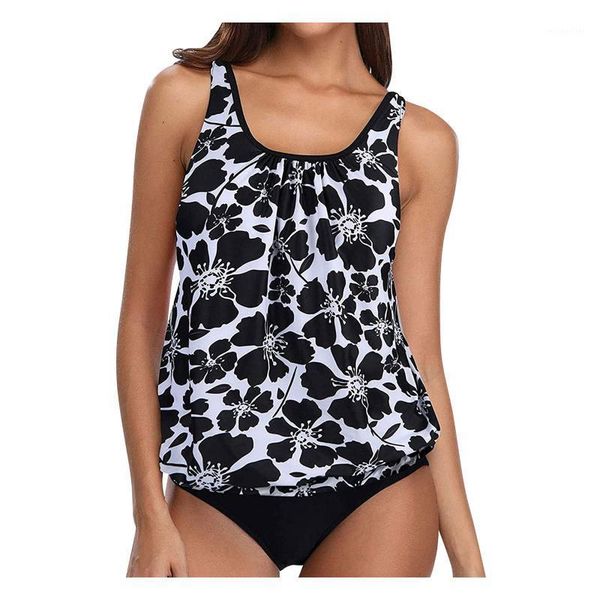 women's swimwear women tankini plus size swimsuit two piece bathing suit 2021 tankinis vintage bikini set brazilian high waist, White;black 
women's swimwear women tankini plus size swimsuit two piece bathing suit 2021 tankinis vintage bikini set brazilian high waist, White;black