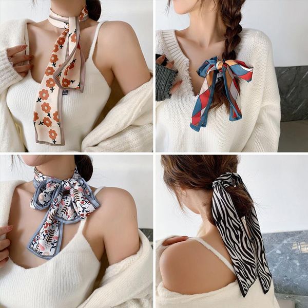 Hair Accessories Women Scarf Silk Long Ribbon Bands Bow Ties Fashion Turban Bandage Bandanas Ponytail Holder Girl
Hair Accessories Women Scarf Silk Long Ribbon Bands Bow Ties Fashion Turban Bandage Bandanas Ponytail Holder Girl