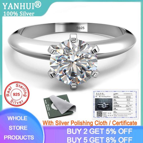 cluster rings yanhui original s925 silver lab diamond ring for women luxury anillos wedding fine jewelry gemstone white z 925, Golden;silver
cluster rings yanhui original s925 silver lab diamond ring for women luxury anillos wedding fine jewelry gemstone white z 925, Golden;silver