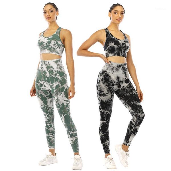 yoga outfit fitness sportwear 2 pieces set sports tie dye for women
yoga outfit fitness sportwear 2 pieces set sports tie dye for women