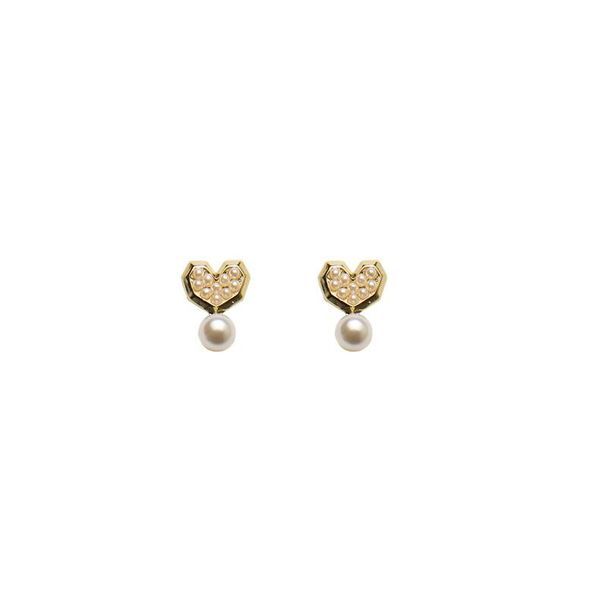 stud 2021 gold color love heart earrings for women accessories, cute simulated pearl earings fashion jewelry brincos femme arete, Golden;silver
stud 2021 gold color love heart earrings for women accessories, cute simulated pearl earings fashion jewelry brincos femme arete, Golden;silver