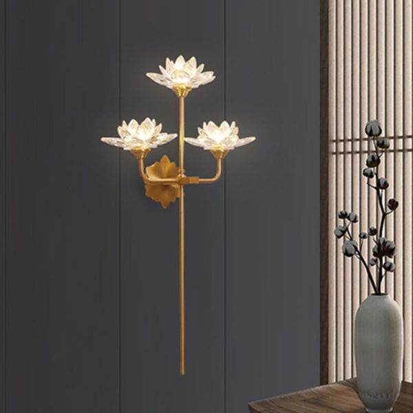 chinese zen art copper crystal wall lamp lotus flower retro vintage wall sconce indoo lighting for room bedroom study cafe
chinese zen art copper crystal wall lamp lotus flower retro vintage wall sconce indoo lighting for room bedroom study cafe