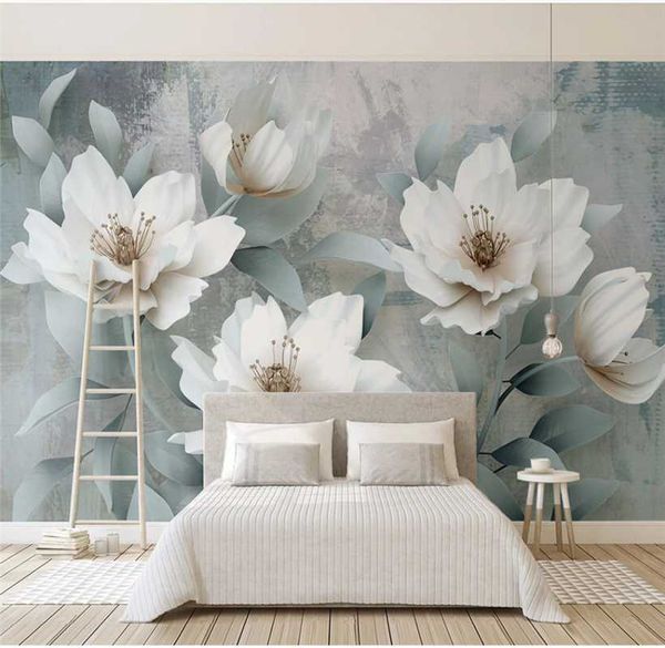 retro simple 3d three-dimensional relief flower tv background wall custom wallpaper 8d waterproof wall covering
retro simple 3d three-dimensional relief flower tv background wall custom wallpaper 8d waterproof wall covering