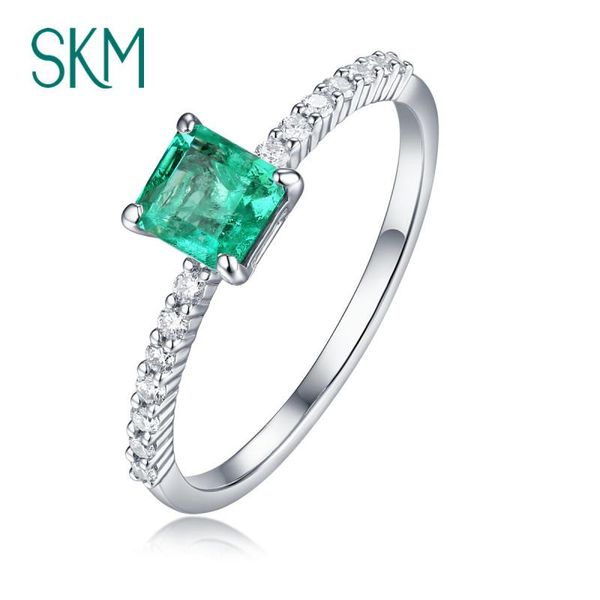 cluster rings skm emerald engagement ring vintage white gold delicate half eternity diamond wedding bridal promise anniversary, Golden;silver
cluster rings skm emerald engagement ring vintage white gold delicate half eternity diamond wedding bridal promise anniversary, Golden;silver