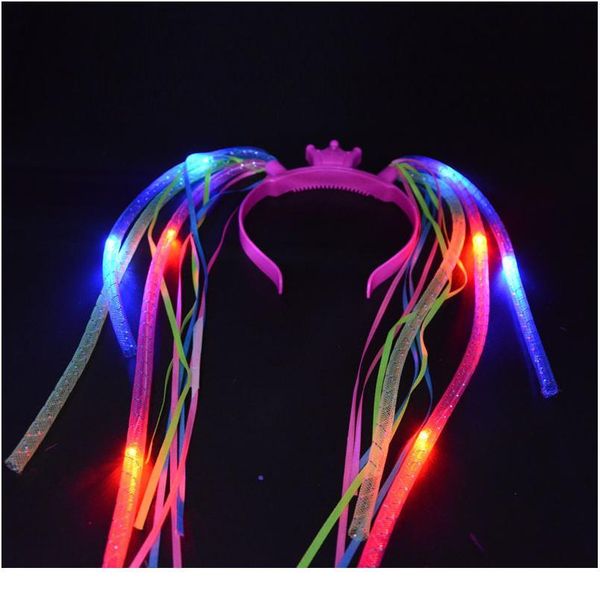 light braids crown led flashing pipe headbands women girls rave glow party wedding birthday halloween christ qylboo, Blue;red
light braids crown led flashing pipe headbands women girls rave glow party wedding birthday halloween christ qylboo, Blue;red