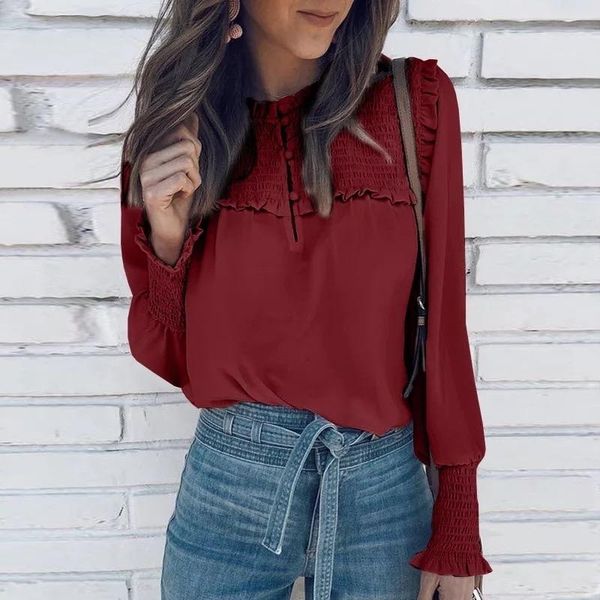 women's blouses & shirts ladies summer long sleeve shirt loose casual blouse t-shirt, White
women's blouses & shirts ladies summer long sleeve shirt loose casual blouse t-shirt, White