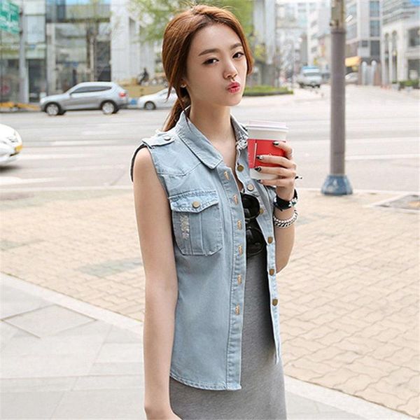 women's vests waistcoat summer thin section sleeveless denim vest light blue plus size short shirt loose jacket jeans 4xl f833, Black;white
women's vests waistcoat summer thin section sleeveless denim vest light blue plus size short shirt loose jacket jeans 4xl f833, Black;white