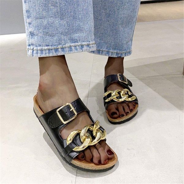 sandals lapolaka flat heel slipper with metal decoration summer cozy leisure 2021 women mules shoes fashion, Black
sandals lapolaka flat heel slipper with metal decoration summer cozy leisure 2021 women mules shoes fashion, Black