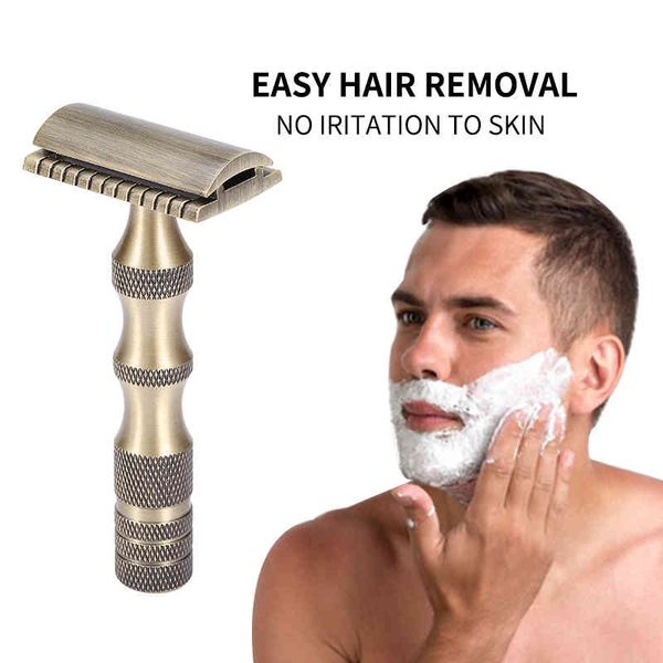 yintal new double edge men shaver manual classic blade razors thick handle metal material safety razor
yintal new double edge men shaver manual classic blade razors thick handle metal material safety razor