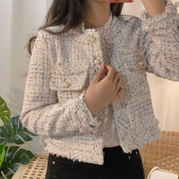 zawfl autumn winter tweed jackets women o-neck long sleeve loose wool coat single breasted outwear vintage harajuku 211109, Black;brown
zawfl autumn winter tweed jackets women o-neck long sleeve loose wool coat single breasted outwear vintage harajuku 211109, Black;brown