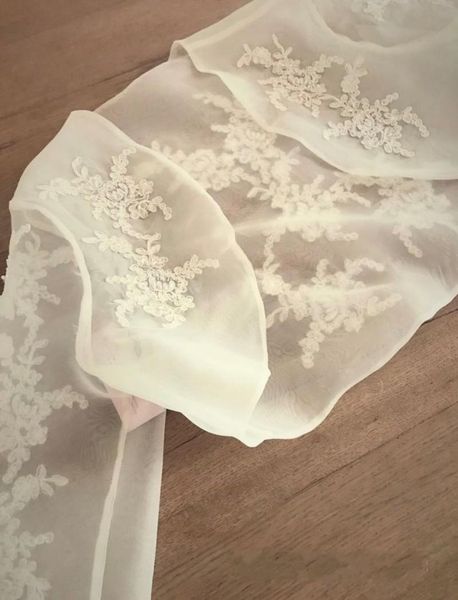wraps & jackets elegant organza wedding bolero women lace applique bridal jacket long sleeves for bride evening dress wear, White
wraps & jackets elegant organza wedding bolero women lace applique bridal jacket long sleeves for bride evening dress wear, White