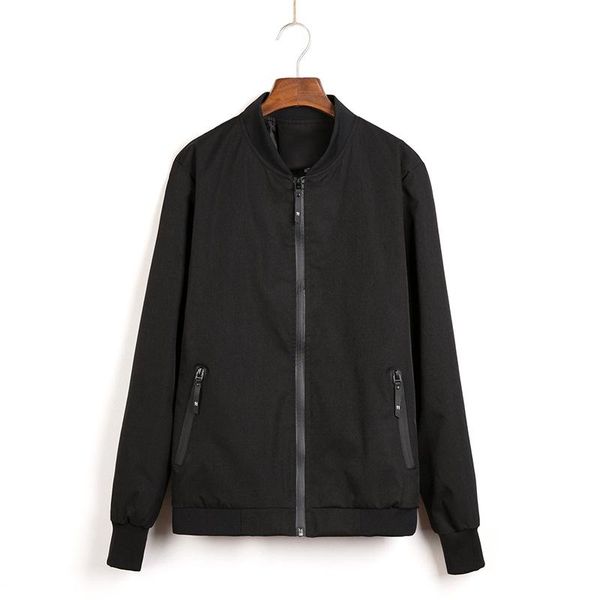 men's jackets spring bomber jacket solid color fashion thin casual slim-fit stand-up collar windbreaker, Black;brown
men's jackets spring bomber jacket solid color fashion thin casual slim-fit stand-up collar windbreaker, Black;brown