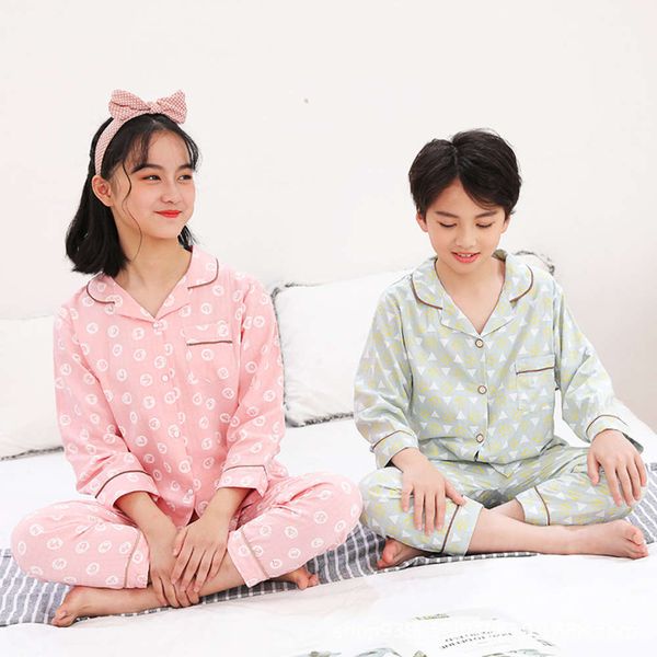 summer children's pure cotton pajamas men's women's breathable home baby thin air conditioning clothes middle and large, Blue;red
summer children's pure cotton pajamas men's women's breathable home baby thin air conditioning clothes middle and large, Blue;red