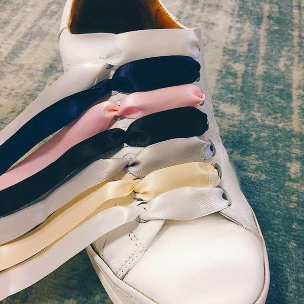 shoes materials multi color satin shoelaces sneakers shoelace ballet flat for children adults 110cm 6 pairs, Black
shoes materials multi color satin shoelaces sneakers shoelace ballet flat for children adults 110cm 6 pairs, Black