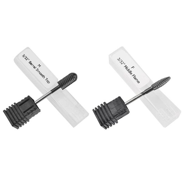 nail art equipment 2pcs head tungsten carbide rotary burrs die grinder carving cutter bit for burring file bits, 05 & 01, Silver
nail art equipment 2pcs head tungsten carbide rotary burrs die grinder carving cutter bit for burring file bits, 05 & 01, Silver
