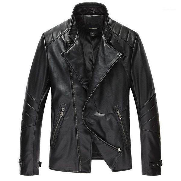 men's leather & faux genuine jackets for men real sheepskin jacket spring autumn motocycle plus size 5xl coat 19-827 mf611, Black
men's leather & faux genuine jackets for men real sheepskin jacket spring autumn motocycle plus size 5xl coat 19-827 mf611, Black