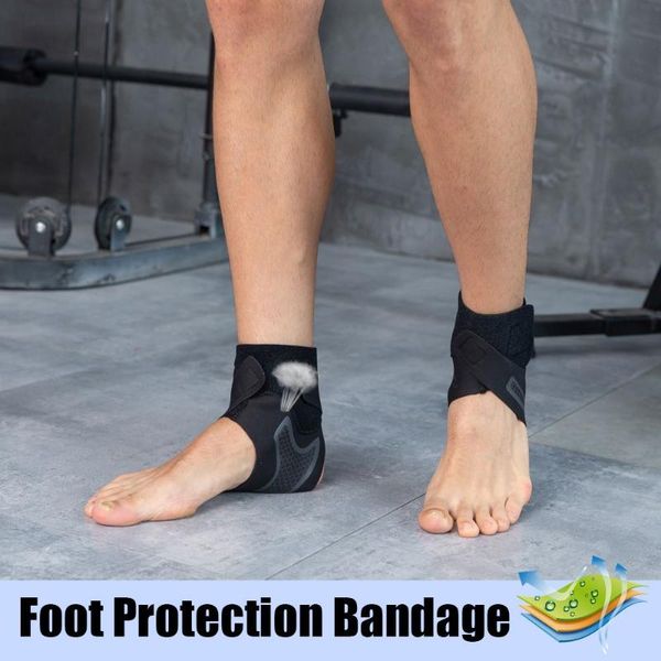 ankle support brace elastic high protect guard band safety running basketball fitness foot heel wrap bandage unisex, Blue;black
ankle support brace elastic high protect guard band safety running basketball fitness foot heel wrap bandage unisex, Blue;black