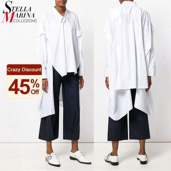 long back design woman summer oversized solid black white hipster style blouse lady feminine shirt chemise femme blusas 3665 210225
long back design woman summer oversized solid black white hipster style blouse lady feminine shirt chemise femme blusas 3665 210225