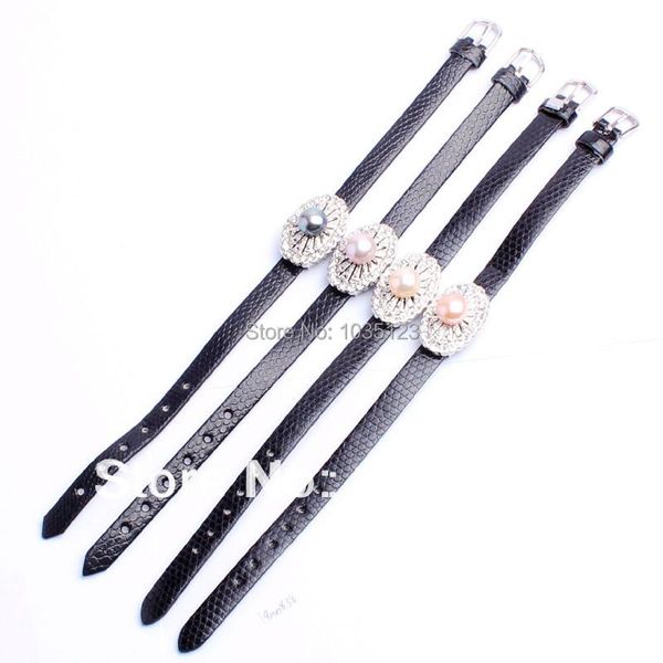 tennis 9mm pretty freshwater pearl leather rhinestone bracelet 8.5" optional color wj04, Golden;silver
tennis 9mm pretty freshwater pearl leather rhinestone bracelet 8.5" optional color wj04, Golden;silver