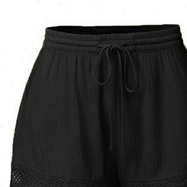high waist shorts for women summer plus size shorts korean lace black shorts sports rope sweatpants fringe trousers, White;black
high waist shorts for women summer plus size shorts korean lace black shorts sports rope sweatpants fringe trousers, White;black